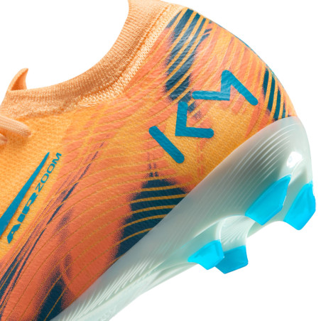Nike Air Zoom Mercurial Vapor 16 Pro junior Mbappé FG orange bleu