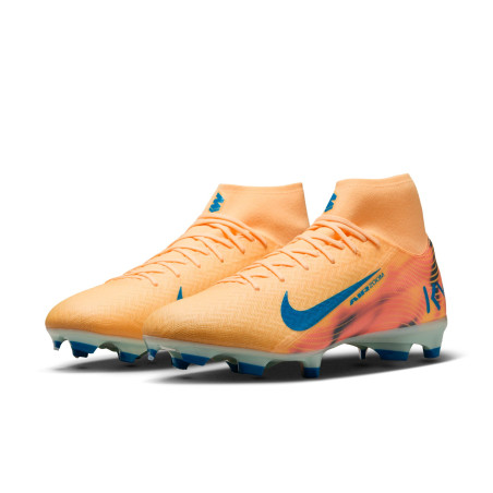 Nike Air Zoom Mercurial Superfly 10 Academy Mbappé FG/MG orange bleu