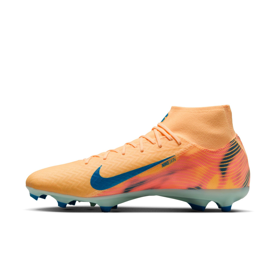 Nike Air Zoom Mercurial Superfly 10 Academy Mbappé FG/MG orange bleu