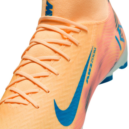 Nike Air Zoom Mercurial Superfly 10 Academy Mbappé FG/MG orange bleu