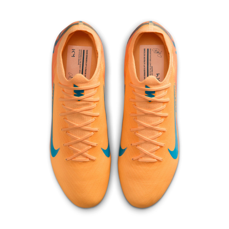 Nike Air Zoom Mercurial Vapor 16 Pro Mbappé AG-Pro orange bleu