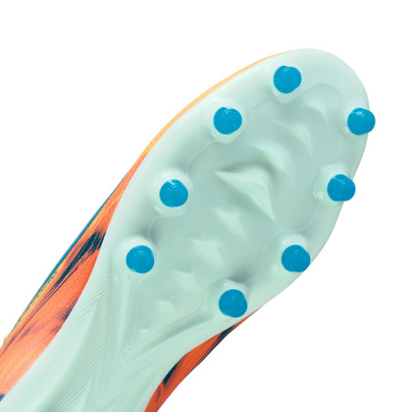 Nike Air Zoom Mercurial Vapor 16 Pro Mbappé AG-Pro orange bleu
