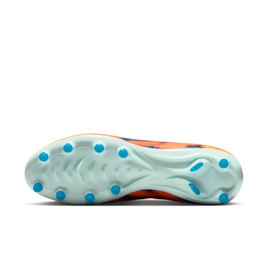 Nike Air Zoom Mercurial Vapor 16 Pro Mbappé AG-Pro orange bleu