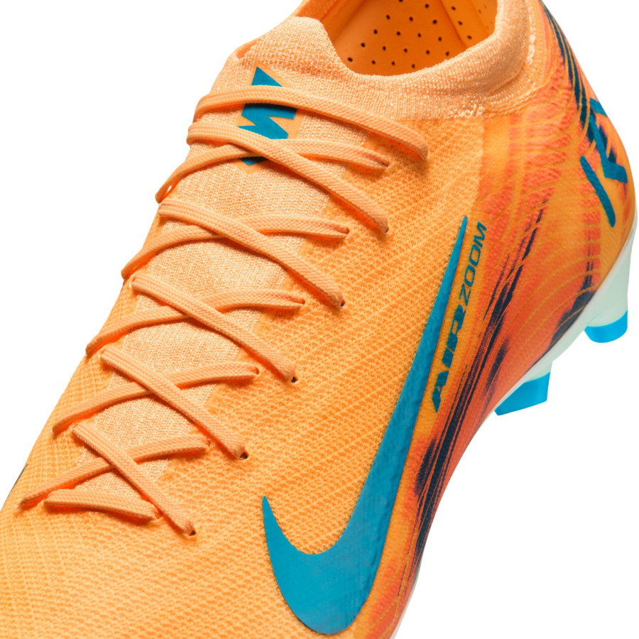 Nike Air Zoom Mercurial Vapor 16 Pro Mbappé AG-Pro orange bleu
