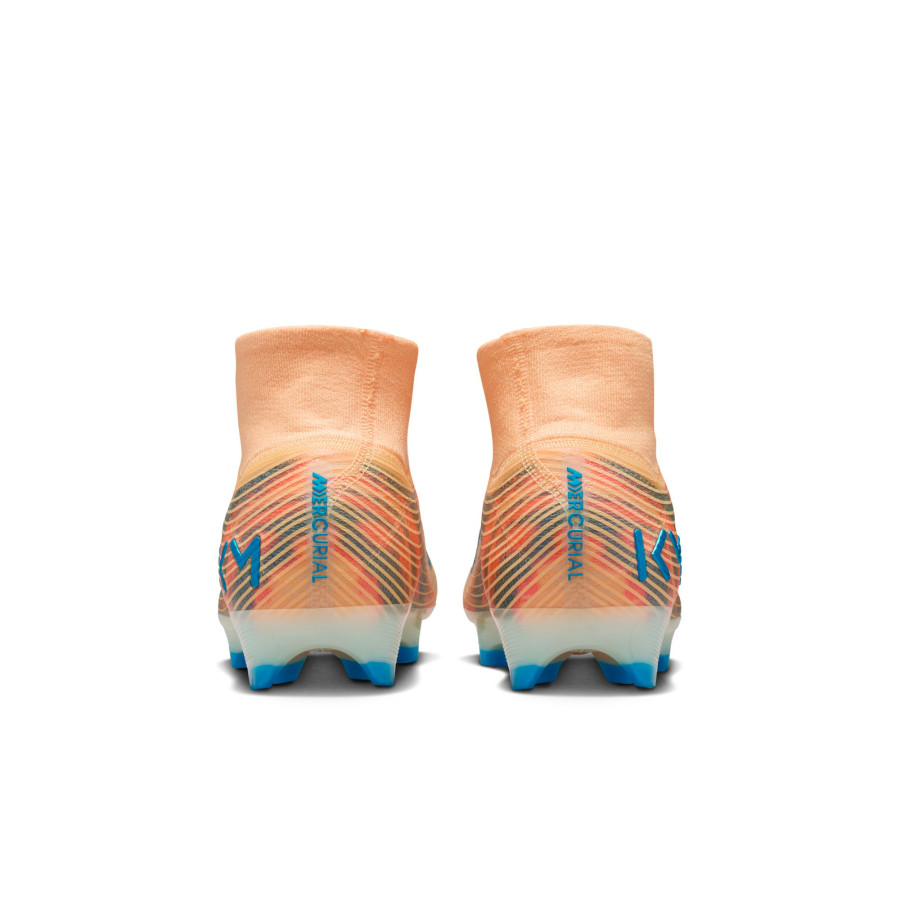 Nike Air Zoom Mercurial Superfly 10 Elite Mbappé FG orange bleu