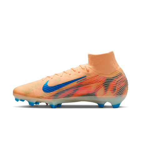 Nike Air Zoom Mercurial Superfly 10 Elite Mbappé FG orange bleu