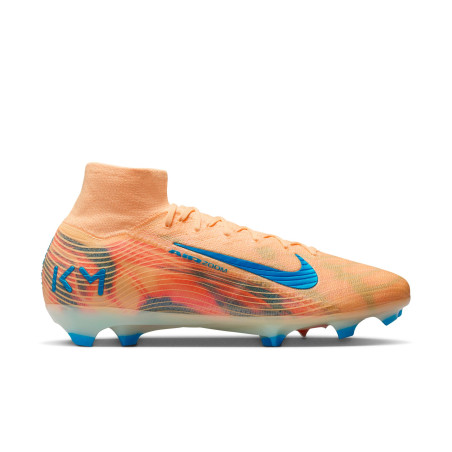 Nike Air Zoom Mercurial Superfly 10 Elite Mbappé FG orange bleu