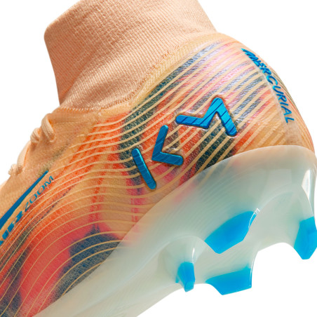 Nike Air Zoom Mercurial Superfly 10 Elite Mbappé FG orange bleu