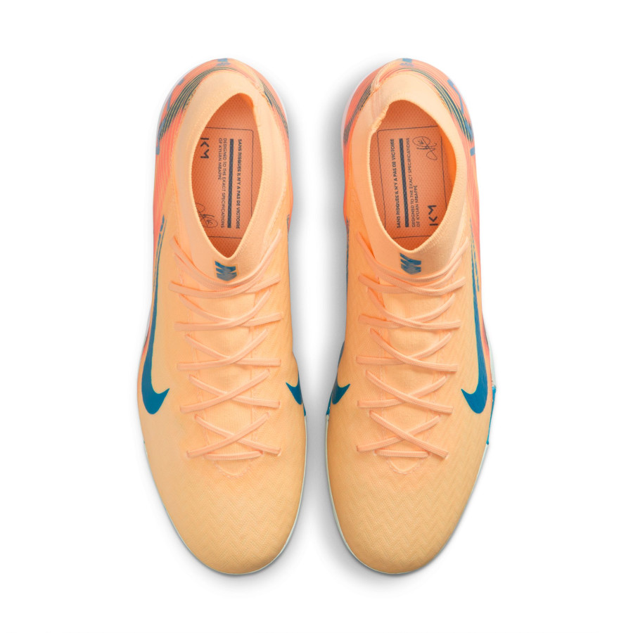 Nike Air Zoom Mercurial Superfly 10 Academy Mbappé Turf orange bleu