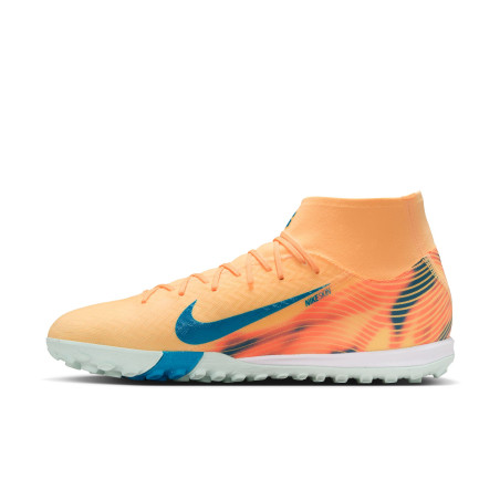 Nike Air Zoom Mercurial Superfly 10 Academy Mbappé Turf orange bleu