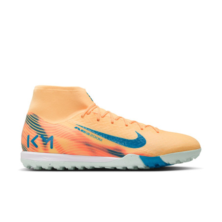 Nike Air Zoom Mercurial Superfly 10 Academy Mbappé Turf orange bleu