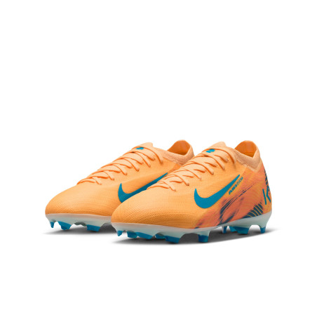 Nike Air Zoom Mercurial Vapor 16 Pro junior Mbappé FG orange bleu