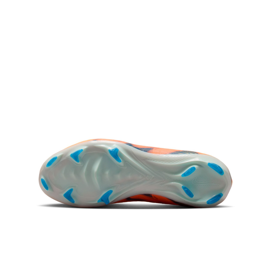 Nike Air Zoom Mercurial Vapor 16 Pro junior Mbappé FG orange bleu