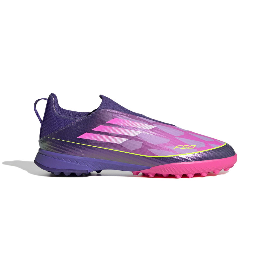 adidas F50 junior Lamine Yamal League LaceLess turf violet