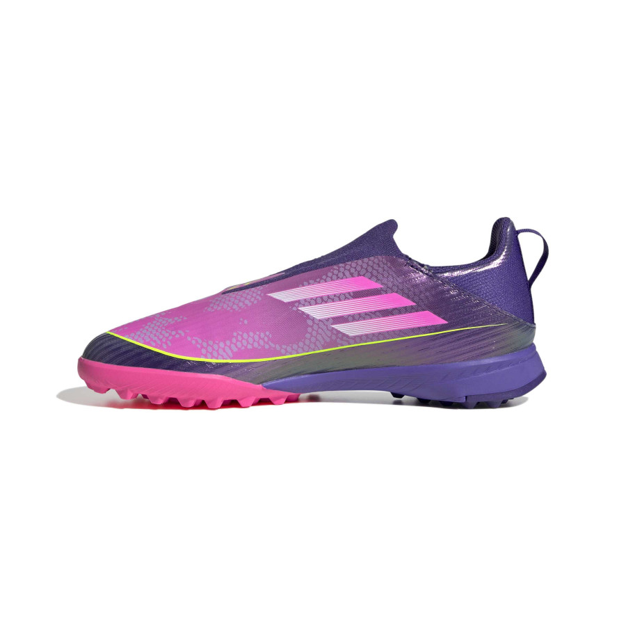adidas F50 junior Lamine Yamal League LaceLess turf violet