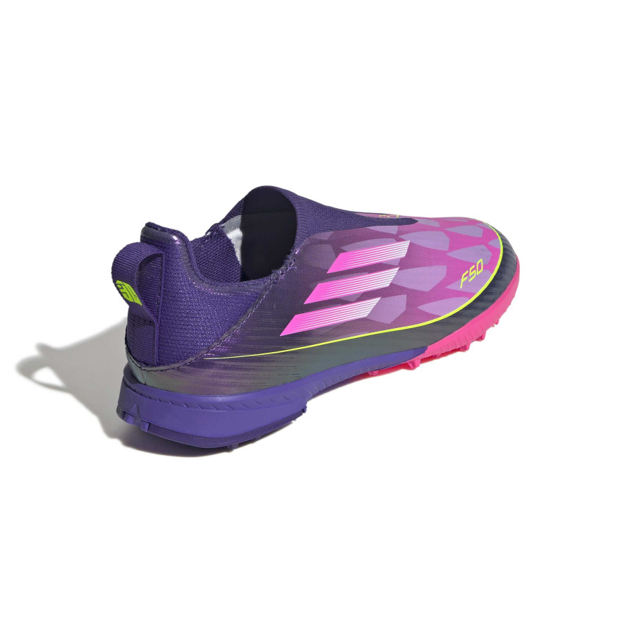 adidas F50 junior Lamine Yamal League LaceLess turf violet