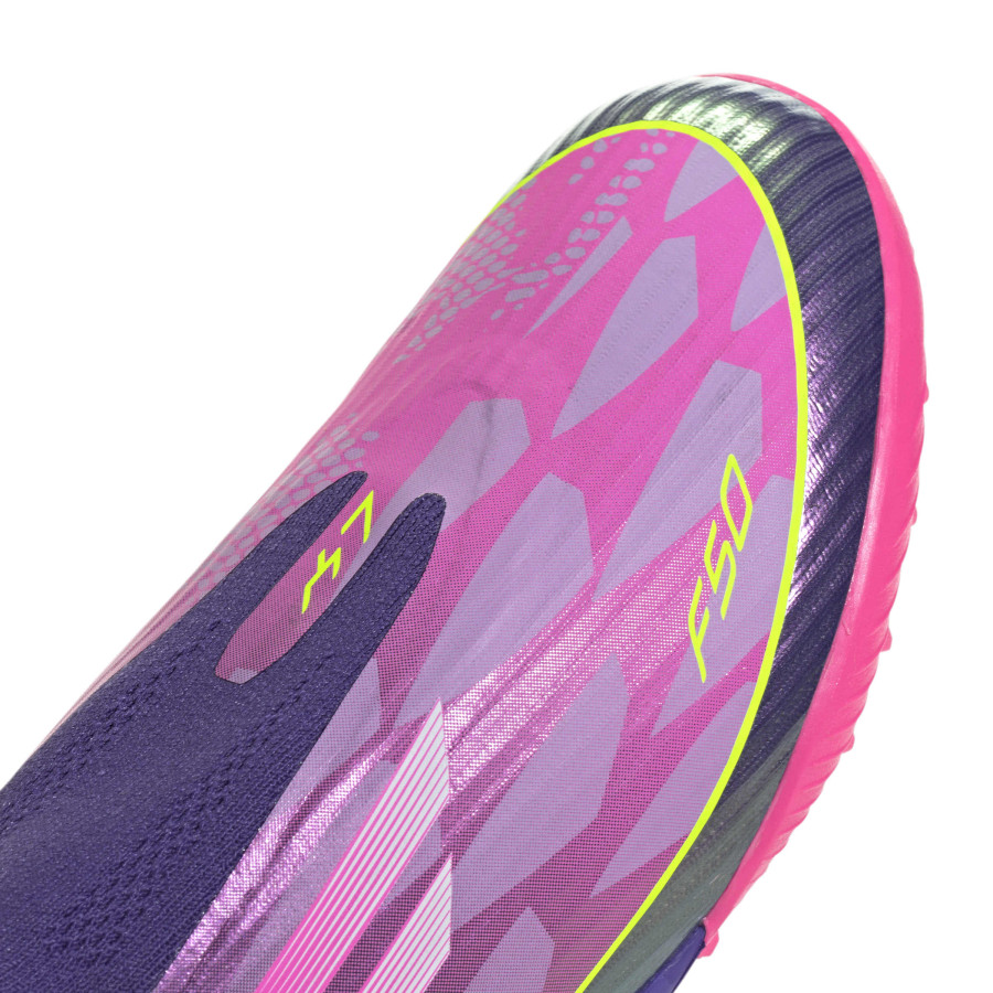 adidas F50 junior Lamine Yamal League LaceLess turf violet