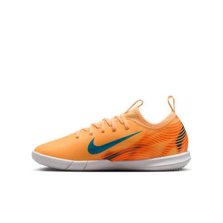 Nike Air Zoom Mercurial Vapor 16 Academy junior Mbappé Indoor orange bleu