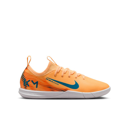 Nike Air Zoom Mercurial Vapor 16 Academy junior Mbappé Indoor orange bleu