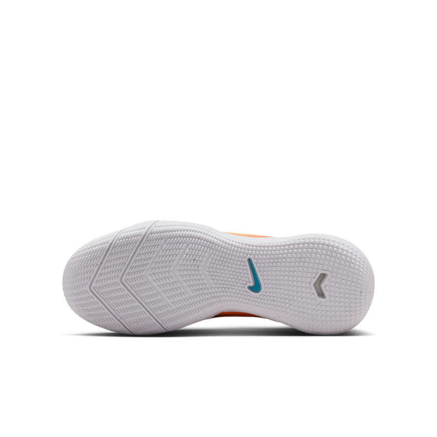 Nike Air Zoom Mercurial Vapor 16 Academy junior Mbappé Indoor orange bleu