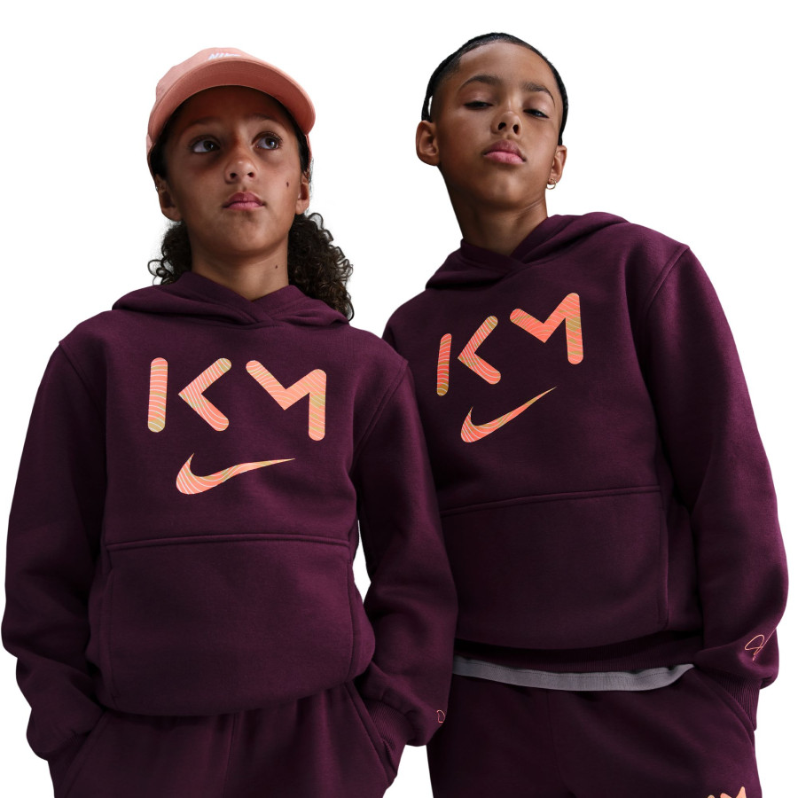Sweat à capuche junior Nike Mbappé violet
