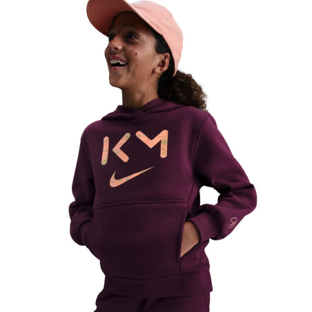 Sweat à capuche junior Nike Mbappé violet