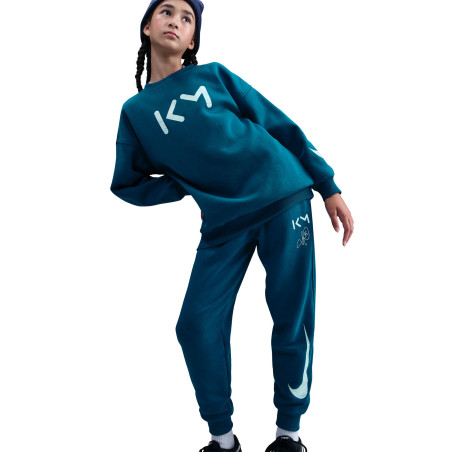 Pantalon survêtement junior Nike Mbappé bleu