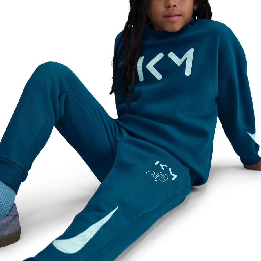 Pantalon survêtement junior Nike Mbappé bleu