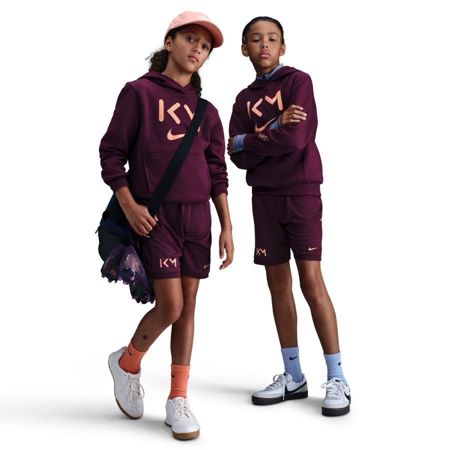 Short entraînement junior Nike Mbappé violet
