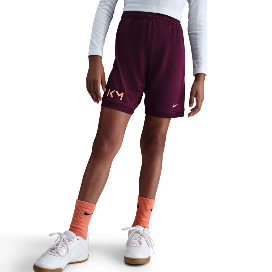 Short entraînement junior Nike Mbappé violet