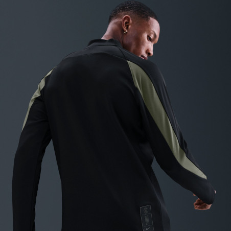 Sweat zippé PSG Therma-Fit noir