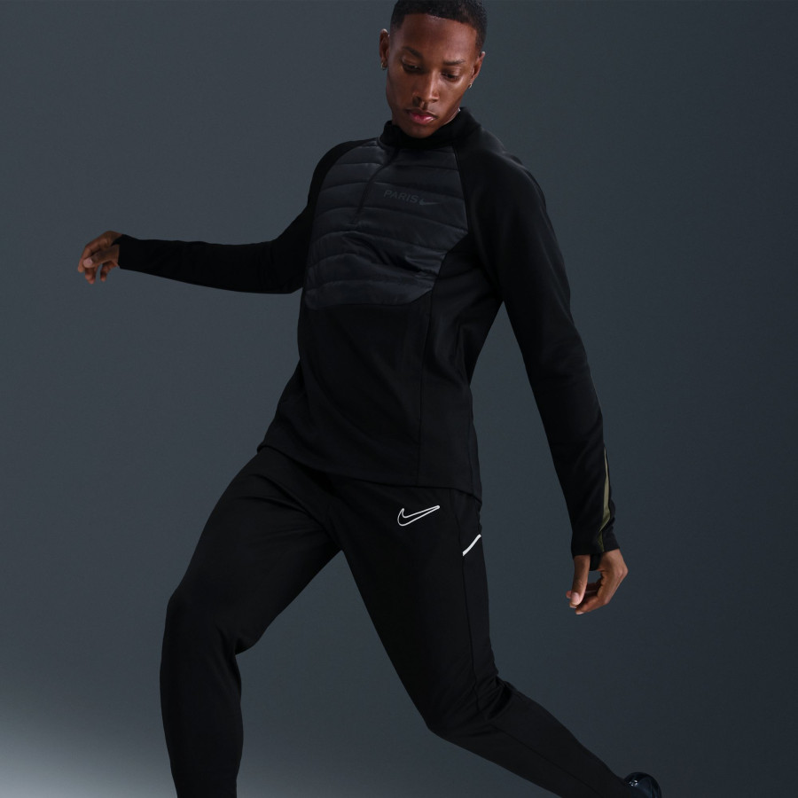 Sweat zippé PSG Therma-Fit noir