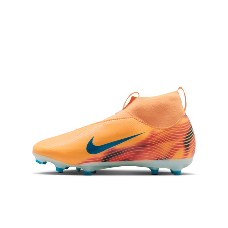 Nike Air Zoom Mercurial Superfly 10 Academy junior Mbappé FG/MG orange bleu