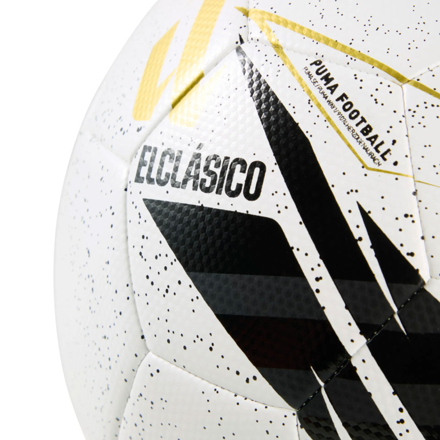 Ballon Puma LaLiga ElClasico blanc or