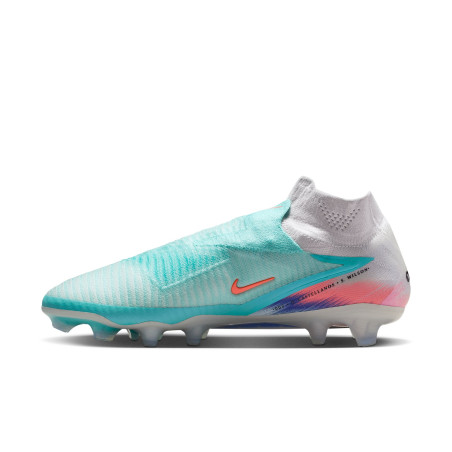 Nike Phantom 6 montante United 2 Elite FG bleu rose