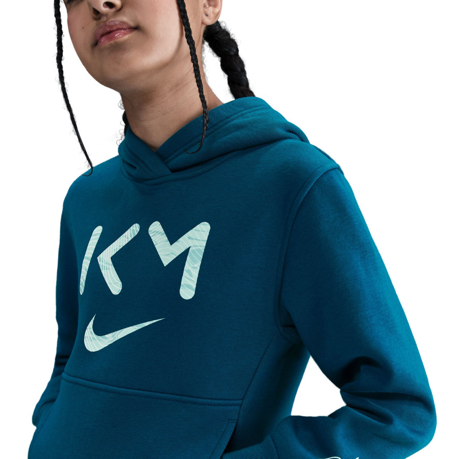 Sweat à capuche junior Nike Mbappé bleu