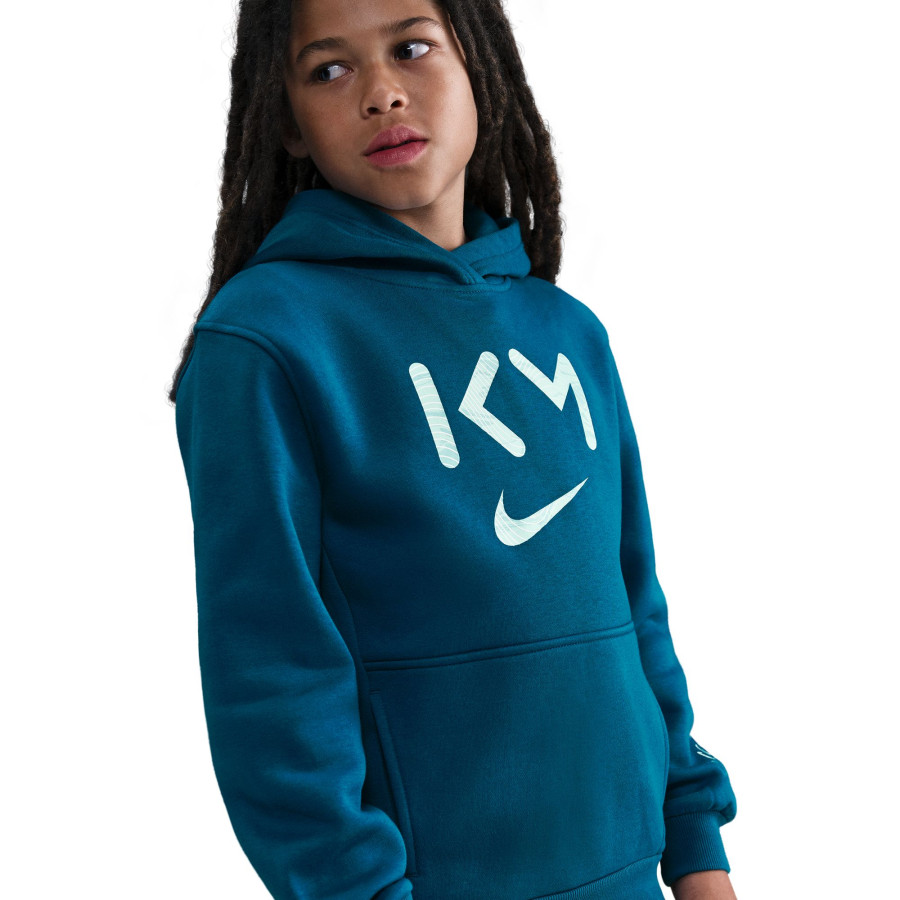 Sweat à capuche junior Nike Mbappé bleu