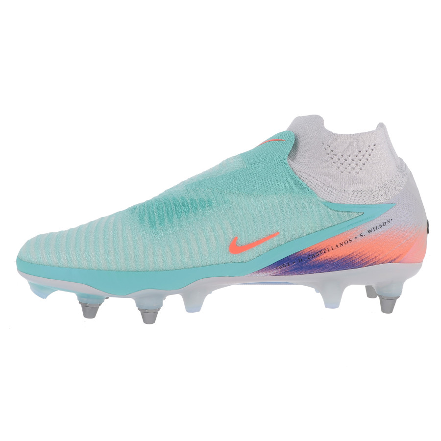 Nike Phantom 6 montante United 2 Elite SG-Pro bleu rose