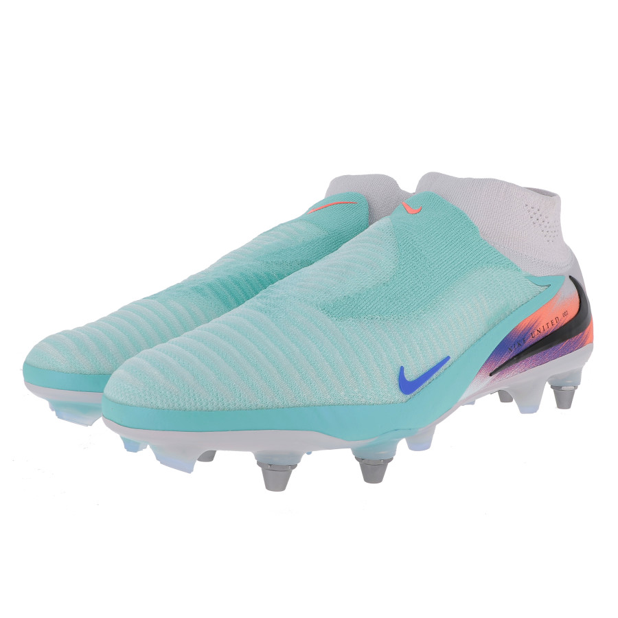 Nike Phantom 6 montante United 2 Elite SG-Pro bleu rose