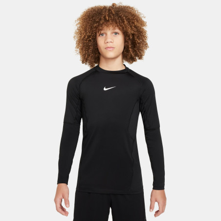 Sous-maillot manches longues junior Nike Pro noir