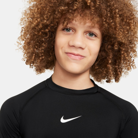Sous-maillot manches longues junior Nike Pro noir