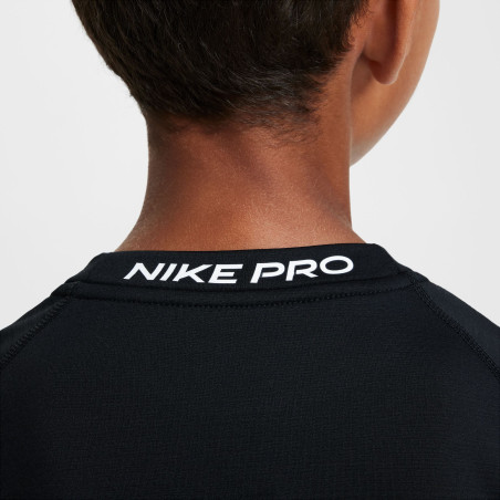 Maillot entraînement junior Nike Pro Warm noir