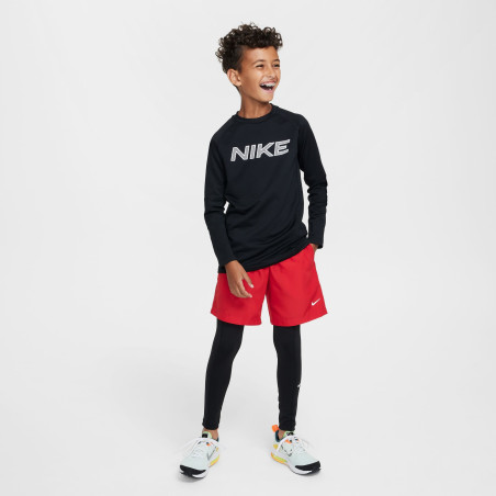 Maillot entraînement junior Nike Pro Warm noir