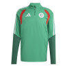 Sweat zippé Algérie vert rouge