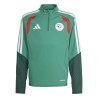 Sweat zippé junior Algérie vert rouge