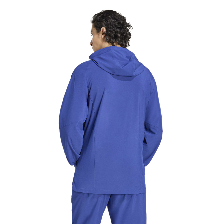 Veste survêtement Italie FZ bleu