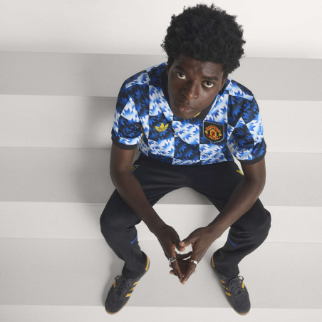 Maillot Manchester United Lifestyle bleu jaune