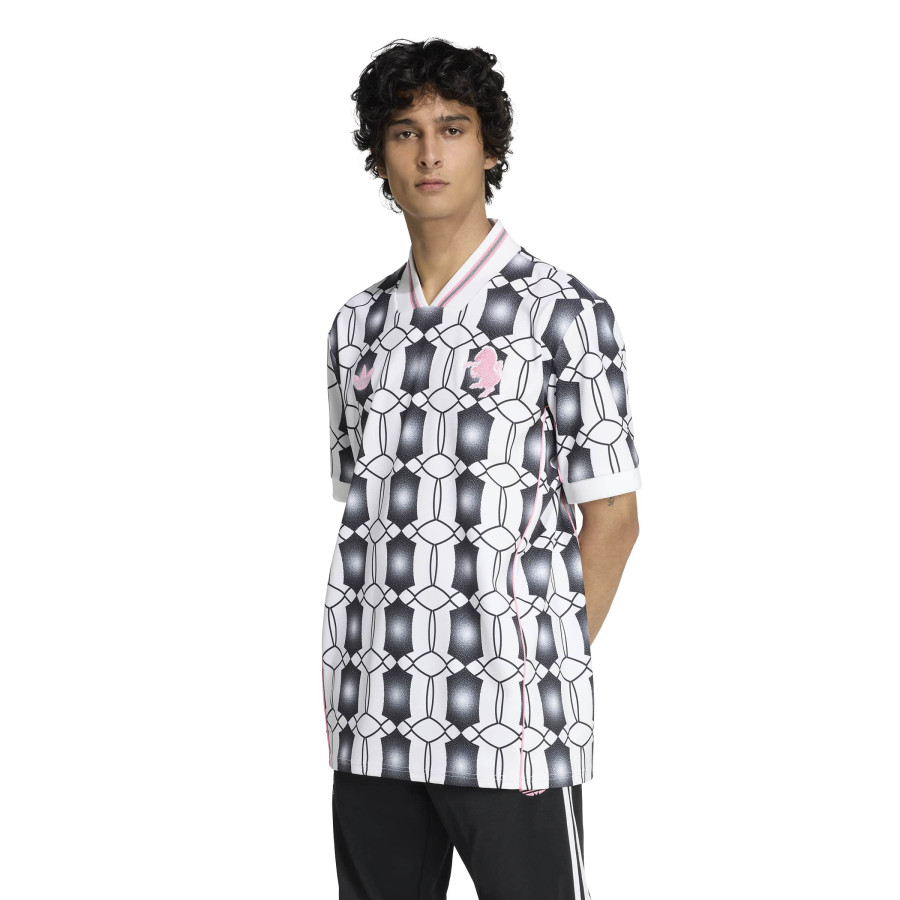 Maillot Juventus Lifestyle noir rose