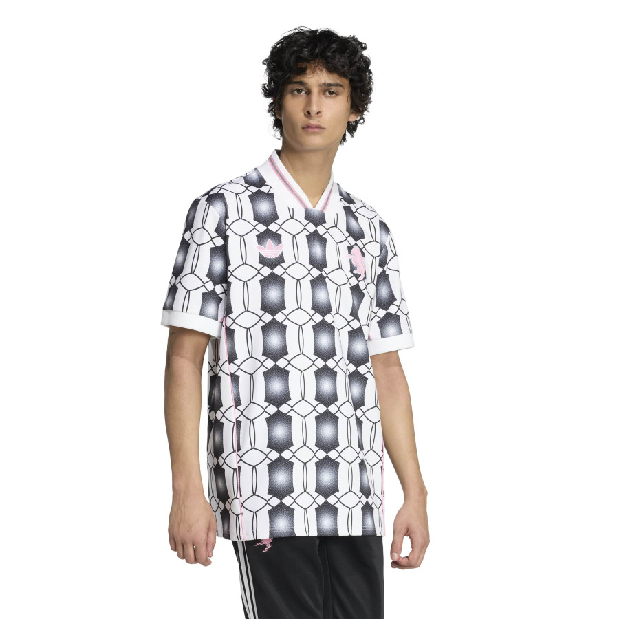 Maillot Juventus Lifestyle noir rose