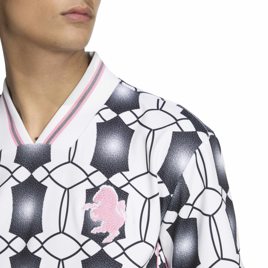 Maillot Juventus Lifestyle noir rose